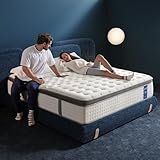 KOULABR Z Queen-Size-Matratze, 30,5 cm Hybrid-Matratze in einer Box, Gel-Memory-Schaum-Matratze, einzeln verpackte Taschenfederkernmatratze, Druckentlastung, mittelfest (30,5 cm, Queen-Size-Bett)