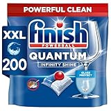 2 x 100 Finish Quantum Infinity-Glanz-Spülmaschinentabs, insgesamt 200 Stück