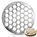 Knödelform, Ravioli Dumpling Maker, 37 Löcher Ravioliformer Dumpling Maker Form, Dumplings Ravioli Mold, Aluminiumlegierung Knödel Ravioliformer, Dumpling Mold für Diy Familientreffen Picknick
