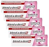5x Blend a dent Complete Haftcreme Neutral für Voll- und Teilprothesen, 47g