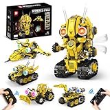 AKWME 5-in-1 Technik Roboter für Kinder,Ferngesteuert Bauspielzeug mit App Programmierbar, Kinder Roboticset,RC Spielzeug Geschenk für Jungen und Mädchen ab 8 9 10 11 12+ Jahren.