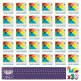 Tangram Kinder Mitgebsel Kindergeburtstag Gastgeschenke 30 Stück – BONNYCO | Tangram Puzzle Kleine Geschenke für Kinder | Give Aways Kindergeburtstag Mitgebsel Set | Pinata Füllung Mini Spielzeug