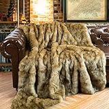 MMRTDJDR Luxus weiches Kunstpelz -Wurfdecke für Bett und Sofa hoher Stapel Plüsch warm warm gemütlich Flauschiger Wurf gelb 150x200 cm