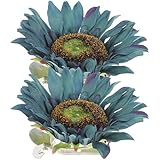 BESPORTBLE 2 Stück Sonnenblumen Vorhanghalter Clips Stabile Gardinen Raffhalter Dekorative Fenster Klammern Praktische Drapery Holdbacks für Wohnzimmer Schlafzimmer Badezimmer