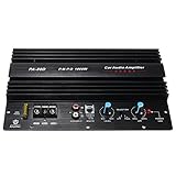 Voeecyttu 12V 1000W Mono Auto Audio Endstufe Leistungsstarke Bass Subwoofer Amp PA80D