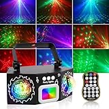 Vicalo Discolicht Partylicht mit Dual Disco Bällen – RGB Sound-aktivierte Partylichter, Stroboskop Effekt Licht für DJ, KTV, Club, Weihnachtsfeier