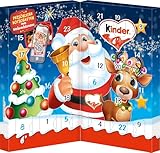 kinder Mix Tisch-Adventskalender – Adventskalender mit leckeren Schokoladen-Spezialitäten – 1 Kalender à 113g