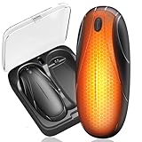 Handwärmer Elektrisch,2-In-1 Magnetic Handwärmer mit Ladefach,14000mah Taschenwärmer mit 3 Wärmestufen,Elektrische Handwärmer für Frauen,Mann,Familien,Golf,Jagd und Camping (Schwarz, N7)