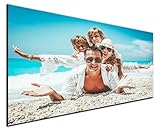 DARO Design - 50x70 cm Mein Foto auf Leinwand Hochdichte Faserplatte HDF 6mm, Schwarze Kanten, Fester Wandhaken - Als Hochzeitsgeschenk, für Baby Bilder und Familien Fotos und andere besondere Momente