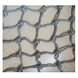RSFUUIE Kletternetz Kinder Outdoor Kletternetz Schaukel Kletterwand Strickleiter Robusten Schaukelnetz für Garten Indoor Outdoor(2X4m/6.6X13.12ft)