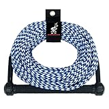 AIRHEAD Uni – Erwachsene Heavy Duty Tow Harness Kwik Tek AHSR-75 Wasserskiseil, 2,5 m, 1 Abschnitt, blau/weiß, 75-Feet