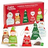 ETS - BIO Wintertee Box 'Fröhliche Weihnachtsgesellen', Tee Geschenk, Wichtelgeschenk, 10 Tee Figuren