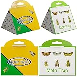 Schlupfwespen gegen Lebensmittelmotten und Kleidermotten 6pcs, Lebensmittelmotte Schlupfwespen, Mittel gegen Lebensmittelmotten, Lebensmittel Mottenfallen Mottenschutz Mittel gegen Motten -2 Farbstile