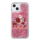 Hülle für iPhone 5/5S/iPhone SE 4.0' Glitzern Glitter Bling Bling Relief Design Jungen, Mädchen, Elche, Weihnachten Handytaschen TPU Durchsichtig Zurück Dünn Schlank Bumper Glänzen Schutzhülle