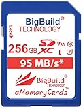 BigBuild Technology 256GB U3 SDXC-Speicherkarte für Nikon Coolpix P1100, Z50II, Z5II Kamera