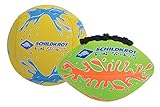 Schildkröt Mini-Ball-Duo Pack, Set bestehend aus 1 Volley und 1 American Football, Ø 9cm, griffig und salzwasserfest, ideal für Strand und Wasser, 970282