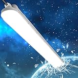 TONFFI Feuchtraumleuchte LED 120CM 36W 4500LM 4000K Neutralweiß Röhrenlampe Komplett IP65 Verknüpfbar für Garage Werkstatt