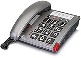 amplicomms PowerTel 46, Großtasten-Telefon mit programmierbaren Notrufnummern