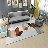 Moxic Teppich, weich, abstrakte Kunst, Wohnzimmer, rechteckig, Kinder, Krabbelzimmer, Schlafzimmer, Fleece, rutschfest, nordisch, modern, Heimdekoration, Matten, für drinnen und draußen, Läufer für