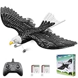 HAWK'S WORK RC-Adler, 2 CH RC-Flugzeug Flugfertig, 2.4GHz Ferngesteuertes Flugzeug, Leicht zu fliegendes RC Segelflugzeug für Kinder und Anfänger