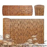 Bambusmatte Sichtschutz Balkon Bambus Bambuszaun 180 Cm Hoch Schilfrohrmatte 180x600 Schilfmatten Sichtschutz Zaun Schneiden Schilf Balkon Holz Weidenmatte Vorhang Outdoor Natürlicher Schilfrohr