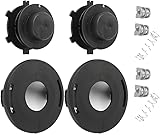 Daaxing Rasentrimmerkopf und Abdeckungs-Set, Spulenkopf + Kappe mit Feder für Stihl 25-2 FS 44 55 56 70 80 83 85 90 RX110/120/130 Rasentrimmer (2 Set)