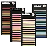 TSUOUKL 1200 Stück Haftnotizen Tabs Lang, Kleine Textmarkerstreifen Seiten Tabs Index Haftstreifen Pagemarker Highlighter Stripes Seitenmarkierer Sticky Notes Für Büro Schule Zuhause