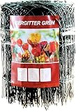 Zierzaun Ziergitter Vorgartenzaun grün Gartenzaun Beetumrandung Maschendrahtzaun verschiedene Längen und Höhen wählbar (Länge 10 m Höhe 40 cm)