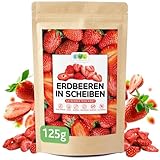 EWL Naturprodukte gefriergetrocknete Erdbeeren 125g, vegan, Erdbeeren gefriergetrocknet in Deutschland abgefüllt