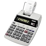 Canon MP120MG-ES druckender Tischrechner, 12-stellig, zweifarbiges Display 2289C001 Weiß