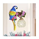 WQQYU6HKF Wandleuchte, Papagei, Wandleuchte, Wohnzimmer, Esszimmer, Schlafzimmer, Stehleuchte, Retro, Kristall, Korridor, dekorative Lampe, Wandleuchte, wiederaufladbar