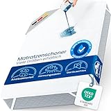 leevitex® Matratzenschoner 90x200 cm - wasserdicht & geräuscharm, atmungsaktive Inkontinenzunterlage mit Silent Guard Technologie, Öko-Tex zertifizierter Matratzenschutz