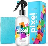 Pixel Natural XL Bildschirmreiniger-Spray für TV, Laptops, Computer, Monitore, Handys, Reinigungsset – 500 ml