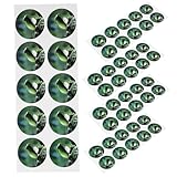 Homoyoyo 5 Blätter Pflanzaufkleber PVC Wasserfest für Anzuchttöpfe Hydroponik Pflanzkörbe Selbstklebende Samen etiketten Langlebige Pflanzenschilder für Garten Outdoor Beschriftbar