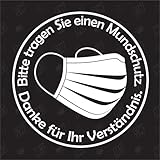 Maskenpflicht Version 1 - Sticker, Aufkleber