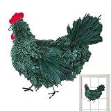 Dekorativer Weihnachtskranz,Katzen-Weihnachtskranz,Kreativer künstlicher Tier-Winter-Türkranz - Haustürdekorationen, Gartenanhänger für, Bücherregal, Wohnzimmer, Garten