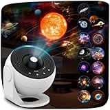 Galaxy Home Planetarium-Projektor mit Timer – 13-in-1 Stern-Nachtlicht mit verstellbarem Fokus für Kinder und Erwachsene – Deckenraumdekoration