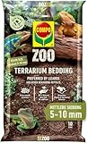 COMPO Zoo Terrarien-Substrat für Echsen und andere anspruchsvolle Reptilien - natürliche Pinienrinde für mittelgroße bis große Echsen und andere Reptilien - mittlere Körnung 5-10 mm - 10 Liter