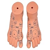 Cuawana Akupunkturmodell Hand Fuß Ohr Akupunktur Modell Menschliches Akupunkturmodell Menschliche Meridiane Punkt Chinesische Medizin Massage