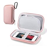 ULAK MP3 Spieler Tasche, Eva Case Hülle für iPod Touch & Nano/Victure/Soulcker/SVMUU mit Bluetooth und anderem Musikplayer. Etui für Powerbank, Kopfhörer, USB-Kabel, Speicherkarte - Rosegold