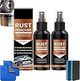 Rostentferner Metall Spray, Rostlöser-Spray, Flugrostentferner Auto, Rostentferner Sprayer Rost Entferner Reinigungsspray, Rostentferner für Metall, Werkzeuge, Autos, Ketten Oberflächen (2PCS)