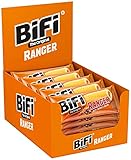 BiFi Ranger - 20er Pack (20 x 50g) – Wurstsnack mit Bohnen und Bacon in einem Teig - Original Salami-Snack To Go - für Unterwegs, im Büro oder beim Sport - Rind- und Schweinefleisch
