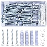 25 Sets M8 M12 Schwerlastdübel, Schrauben dübel set, Sechskantschrauben mit Dübel Schrauben Set, Universaldübel, Fensterrahmendübel, Langschaftdübel, Spreizdübel, Wandmontage Schraubensatz