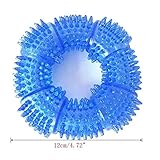 Anixl Kauspielzeug für Hunde mit Quietschgeräusch, Gummiglocke