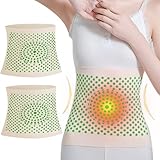 Znnhnn Damen Nierenwärmer, Selbstheizend Wermut Rückengurt, Rückenwärmer, Bauchwärmer, Wärmer Taillen Beschützer,Taille Unterstützung Beschützer Gürtel Band für Damen