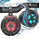 Pyle Outdoor Box Wasserdicht – Outdoor Speaker – Aussenlautsprecher Wasserfest 800W als Lautsprecher Auto, Boot, Jeep oder Quad. 2 Wege Lautsprecher Box leicht Montierbar, Lautsprecher Outdoor Schwarz