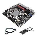 Glovary Q670 6 Bay NAS Mainboard LGA1700(Support 12th/13th/14th Gen CPU), 4 x i226V 2.5GbE LAN Mini ITX Motherboard, Barebone, 2 xDDR5, TypeC 20Gbps