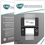 Slabo 2 x Displayschutzfolie kompatibel mit New Nintendo 3DS Displayschutz Schutzfolie Folie No Reflexion | Keine Reflektion MATT