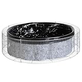 bellissa ‎‎– Gabionen-Hochteich Bausatz mit 490 L Füllvolumen rund 146x146x40 cm – Garten Zubehör DIY-Kit mit Gabionen, Teichfolie und Trenn-Vlies - Wetterfest & langlebig für Zierteiche & Biotope