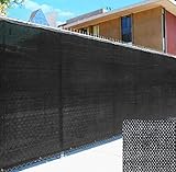 YLBFJXK Sichtschutzzaungitter 91 x 452 cm mit 70% Rate Ösen für Balkon, Terrasse, Deck, Veranda, Geländer, Gartenarbeit